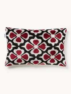 Sale Funda de cojín de terciopelo con estampado floral Velvety Cojines Decorativos|Mantas