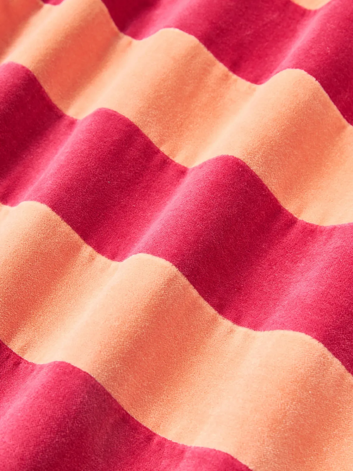 Cojines Decorativos|Cojines Decorativos>Westwing Collection Funda de cojín de terciopelo patchwork Remus Melocotón, rosa