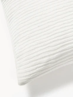 Online Funda de cojín de terciopelo de estructura lineal fina Fiona Cojines Decorativos|Mantas