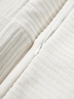 Online Funda de cojín de terciopelo de estructura lineal fina Fiona Cojines Decorativos|Mantas