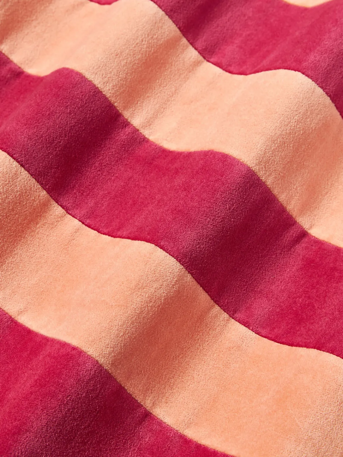 Mantas|Cojines Decorativos>Westwing Collection Funda de cojín de terciopelo patchwork Remus Melocotón, rosa