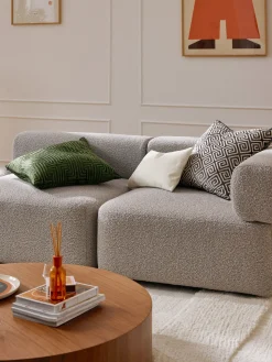 Hot Funda de cojín de terciopelo con bordado de chenilla Stormi Mantas|Cojines Decorativos