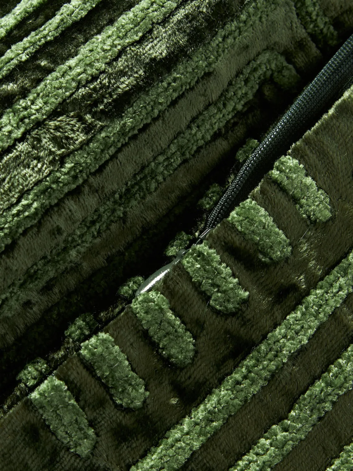 Hot Funda de cojín de terciopelo con bordado de chenilla Stormi Mantas|Cojines Decorativos