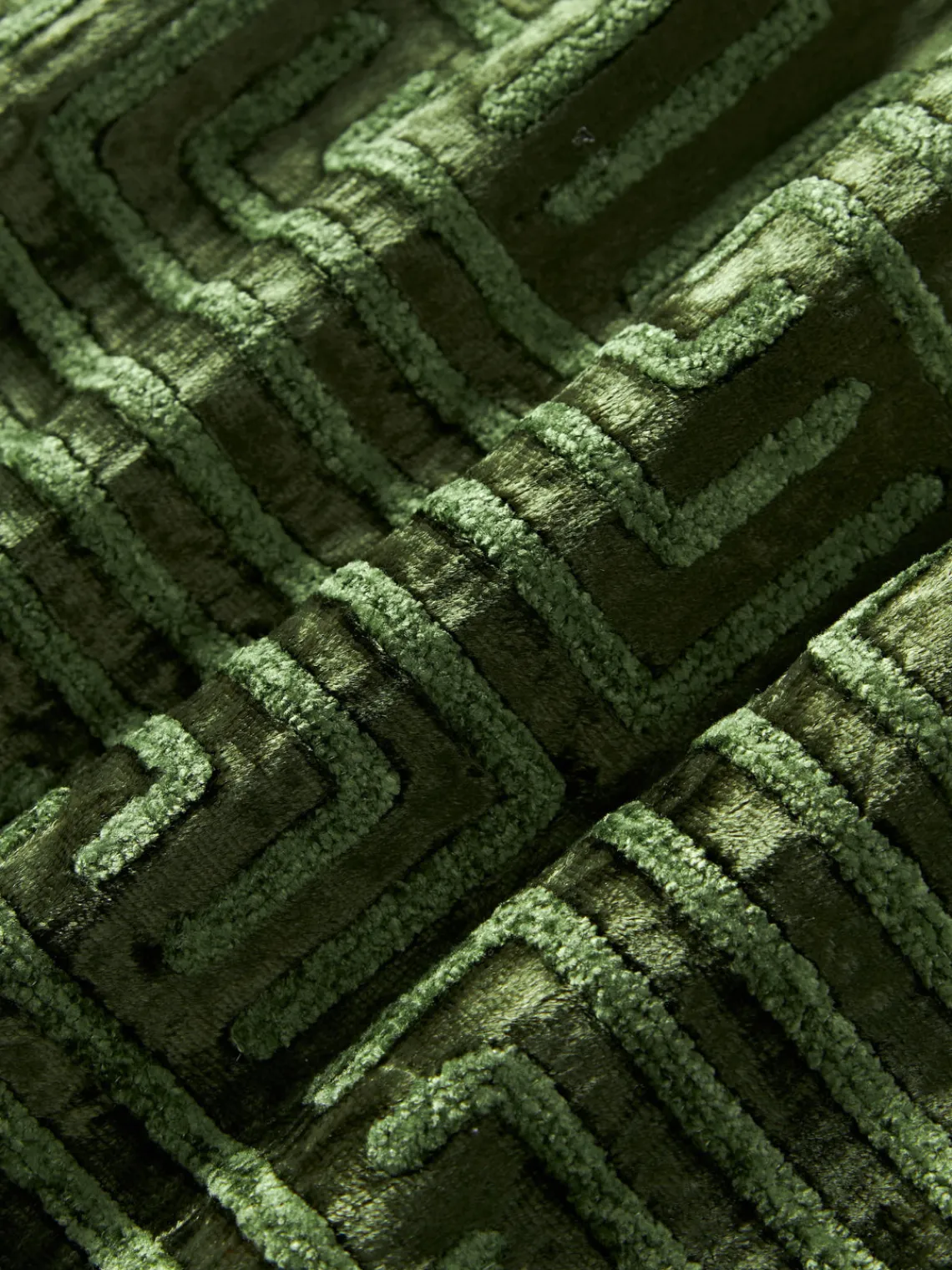 Hot Funda de cojín de terciopelo con bordado de chenilla Stormi Mantas|Cojines Decorativos