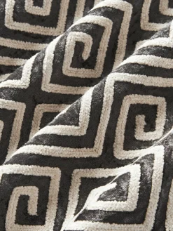 Outlet Funda de cojín de terciopelo con bordado de chenilla Solenne Mantas|Cojines Decorativos