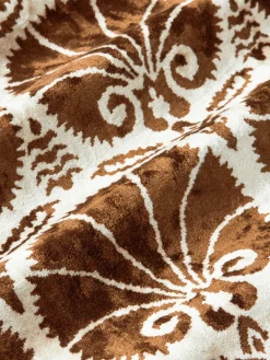 Funda de cojín de viscosa estampada en tejido jacquard Hazel Mantas|Cojines Decorativos