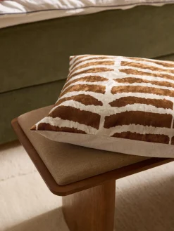 Hot Funda de cojín de viscosa estampada en tejido jacquard Dejan Cojines Decorativos|Mantas