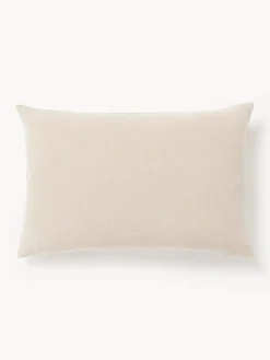 Mantas|Cojines Decorativos>Westwing Collection Funda de cojín de viscosa con tejido jacquard Helene Patrón de cebra abstracto gris claro