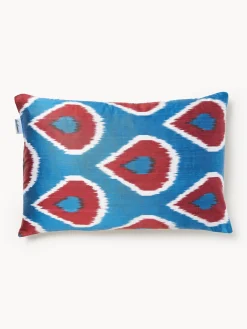 Clearance Funda de cojín decorativo de seda con estampado abstracto Silky Cojines Decorativos|Mantas