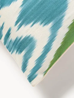 New Funda de cojín decorativo de seda con estampado abstracto Silky Mantas|Cojines Decorativos