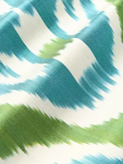 New Funda de cojín decorativo de seda con estampado abstracto Silky Mantas|Cojines Decorativos