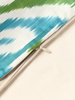 New Funda de cojín decorativo de seda con estampado abstracto Silky Mantas|Cojines Decorativos