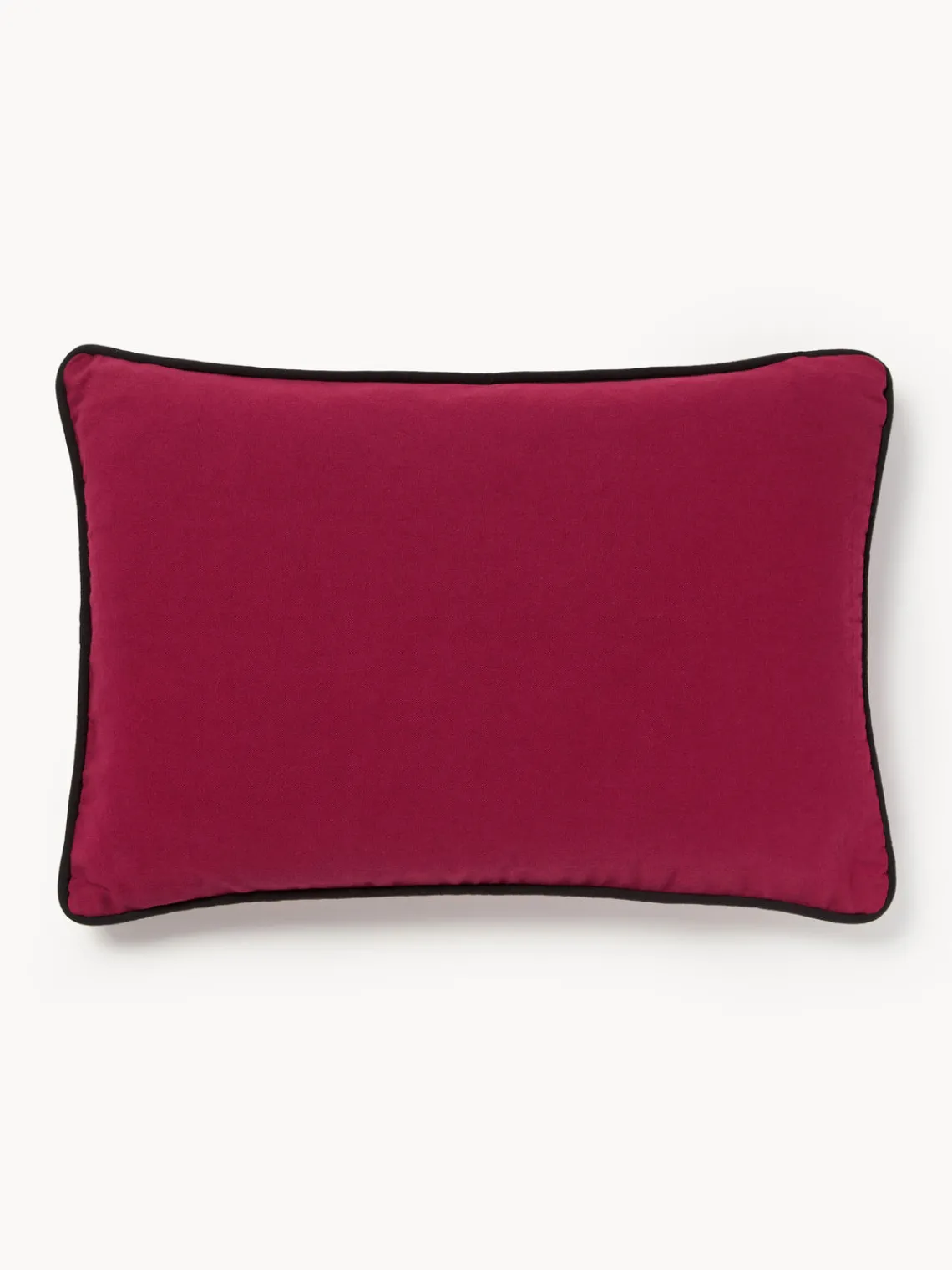 Cojines Decorativos|Mantas>Les Ottomans Funda de cojín decorativo de algodón artesanal Velvety Rojo óxido, beige