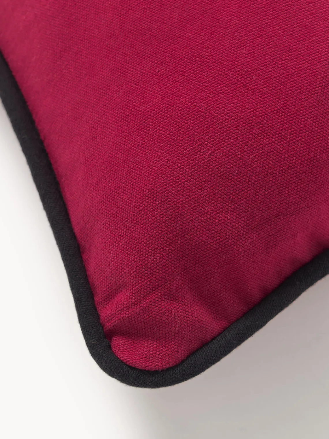 Cojines Decorativos|Mantas>Les Ottomans Funda de cojín decorativo de algodón artesanal Velvety Rojo óxido, beige