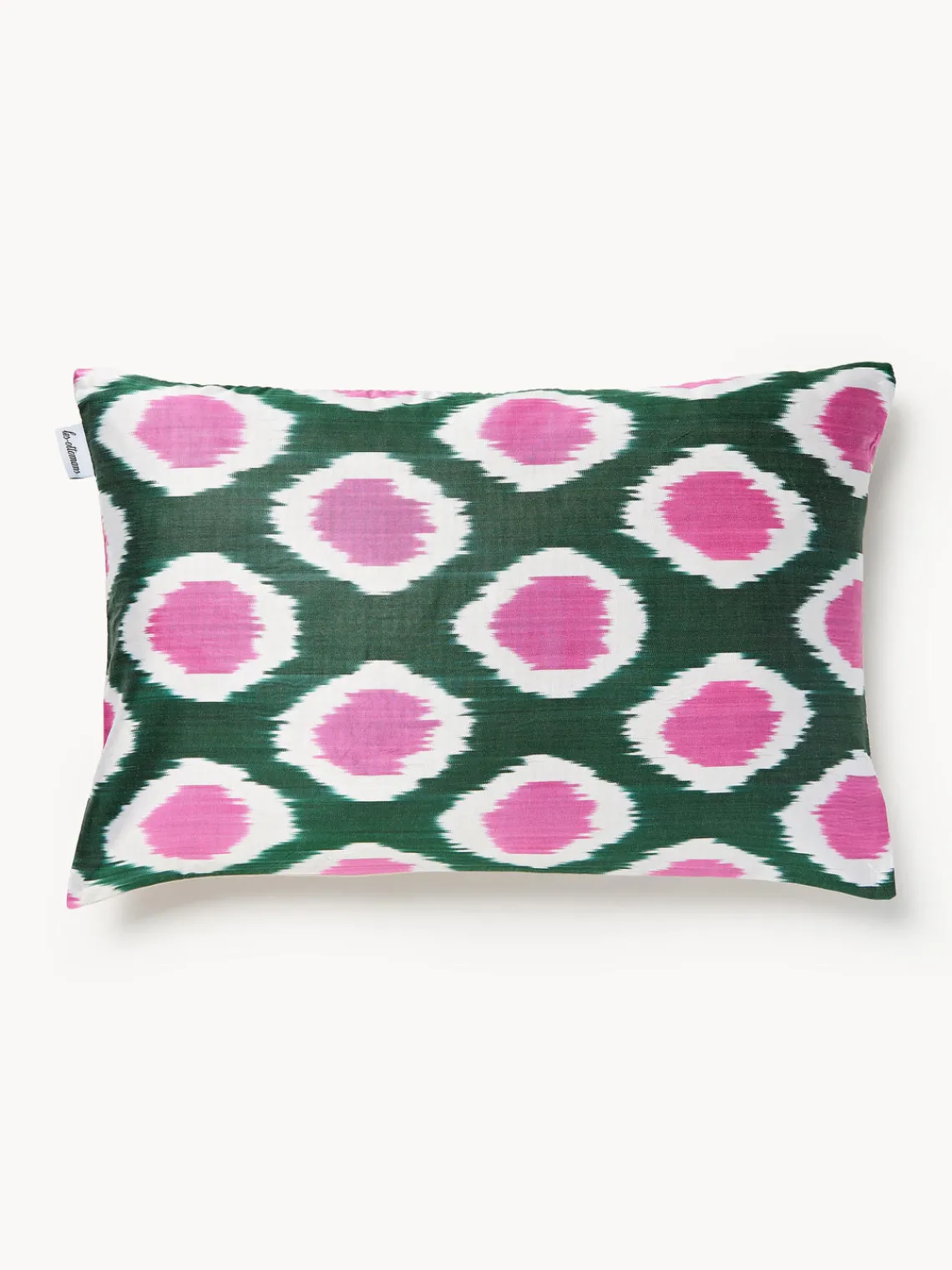 Funda de cojín decorativo de seda con estampado abstracto Silky Mantas|Cojines Decorativos