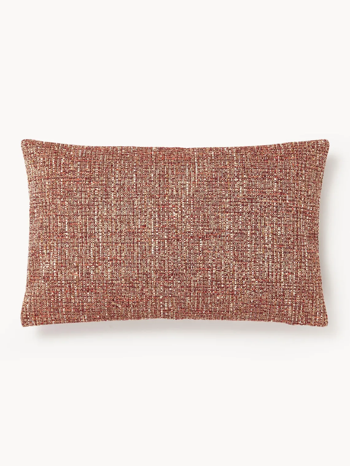 Mantas|Cojines Decorativos>Westwing Collection Funda de cojín en bouclé Talea Rojo óxido