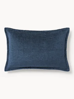 Cojines Decorativos|Mantas>Westwing Collection Funda de cojín en tejido bouclé Shannon DB 40x60 Bouclé gris azulado