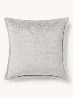 Cojines Decorativos|Mantas>Westwing Collection Funda de cojín en tejido bouclé Shannon HG Bouclé gris claro