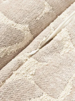 Funda de cojín en tejido bouclé y chenilla Nenda Cojines Decorativos|Mantas