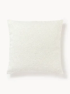 Mantas|Cojines Decorativos>Westwing Collection Funda de cojín en tejido bouclé Bellamie Bouclé blanco