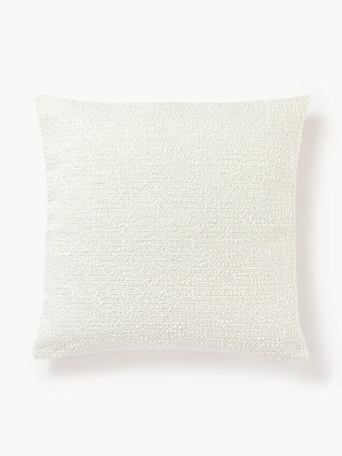 Mantas|Cojines Decorativos>Westwing Collection Funda de cojín en tejido bouclé Bellamie Bouclé blanco