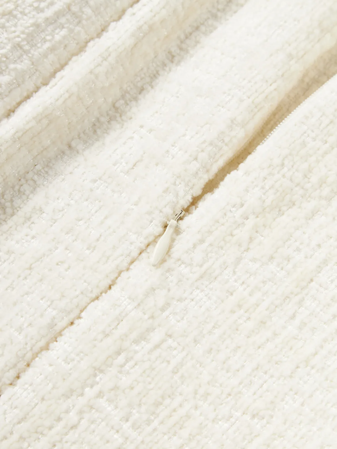 Outlet Funda de cojín en tejido bouclé Shannon OW 40x60 Cojines Decorativos|Mantas