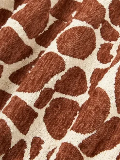 Mantas|Cojines Decorativos></noscript>Westwing Collection Funda de cojín en tejido bouclé y chenilla Nenda Terracota, blanco Off White