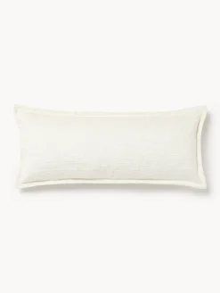 Sale Funda de cojín en tejido bouclé Shannon OW 30x70 Mantas|Cojines Decorativos