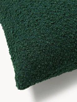 Cojines Decorativos|Cojines Decorativos></noscript>Westwing Collection Funda de cojín en tejido bouclé Bellamie Bouclé verde oscuro