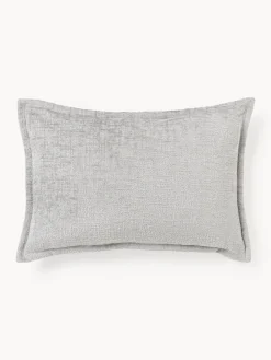 Online Funda de cojín en tejido bouclé Shannon Cojines Decorativos|Mantas