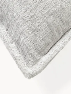 Online Funda de cojín en tejido bouclé Shannon Cojines Decorativos|Mantas