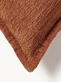 Mantas|Cojines Decorativos>Westwing Collection Funda de cojín en tejido bouclé Shannon 30x70 Bouclé terracota