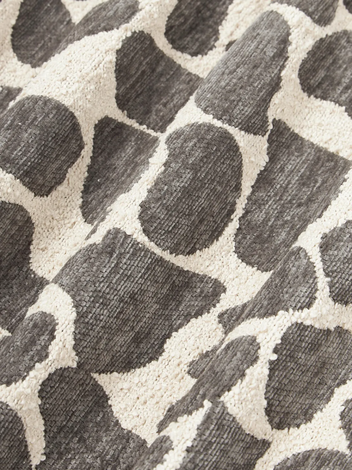 New Funda de cojín en tejido bouclé y chenilla Nenda Cojines Decorativos|Mantas