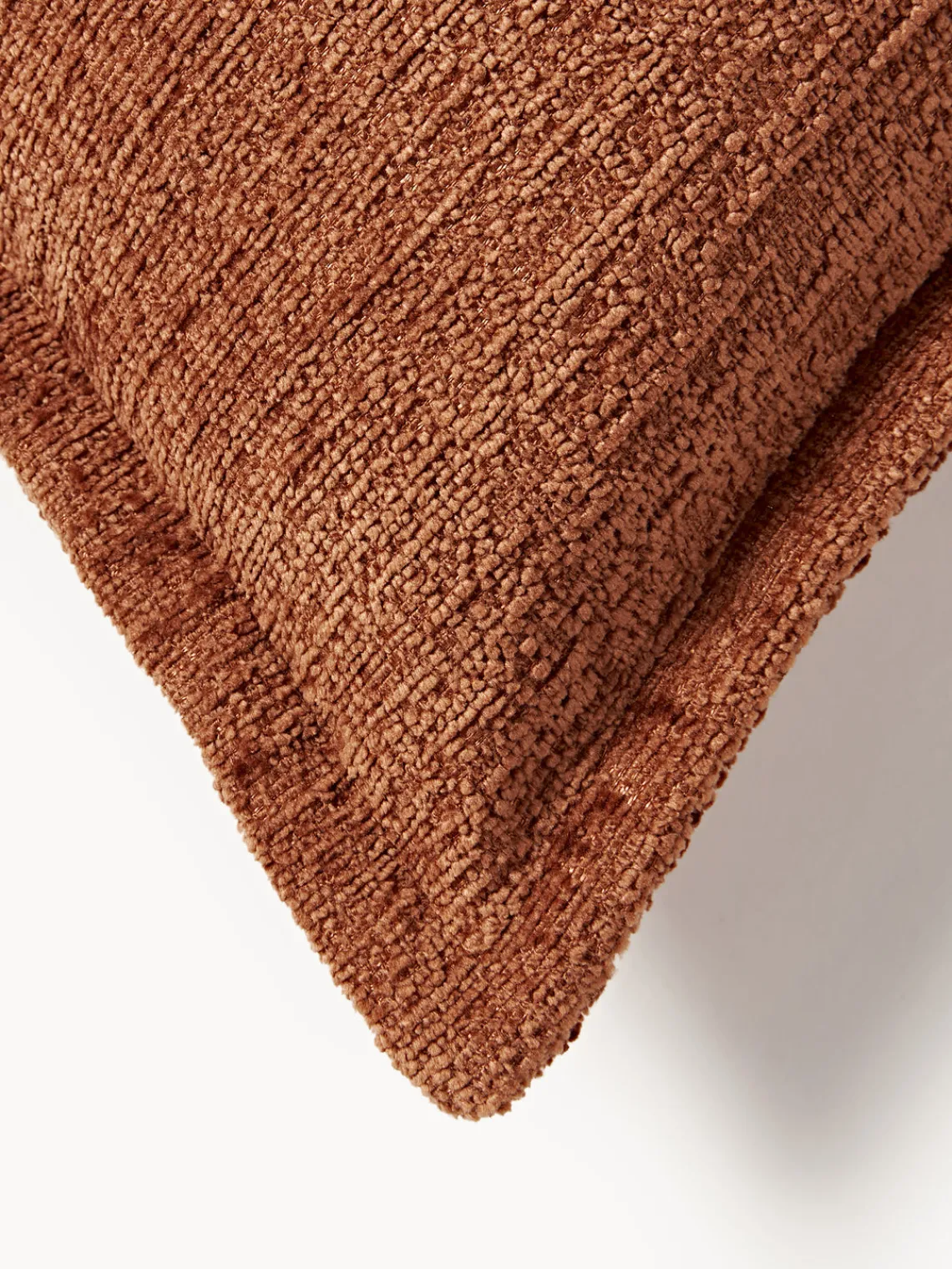 Cojines Decorativos|Mantas>Westwing Collection Funda de cojín en tejido bouclé Shannon T 40x60 Bouclé terracota