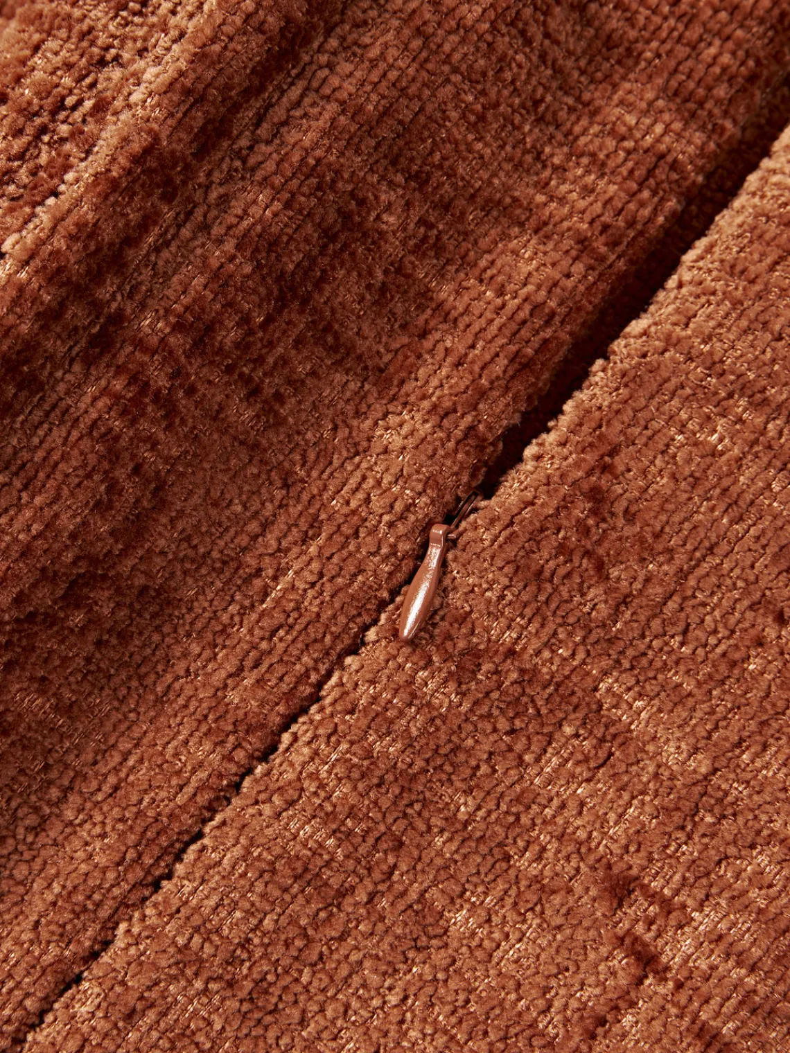 Cojines Decorativos|Mantas>Westwing Collection Funda de cojín en tejido bouclé Shannon T 40x60 Bouclé terracota