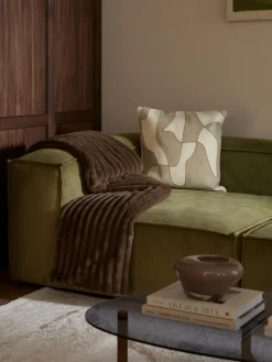 Clearance Funda de cojín estampada Kobe Mantas|Cojines Decorativos