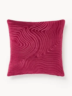 Cojines Decorativos|Mantas>Westwing Collection Funda de cojín Finna Color vino
