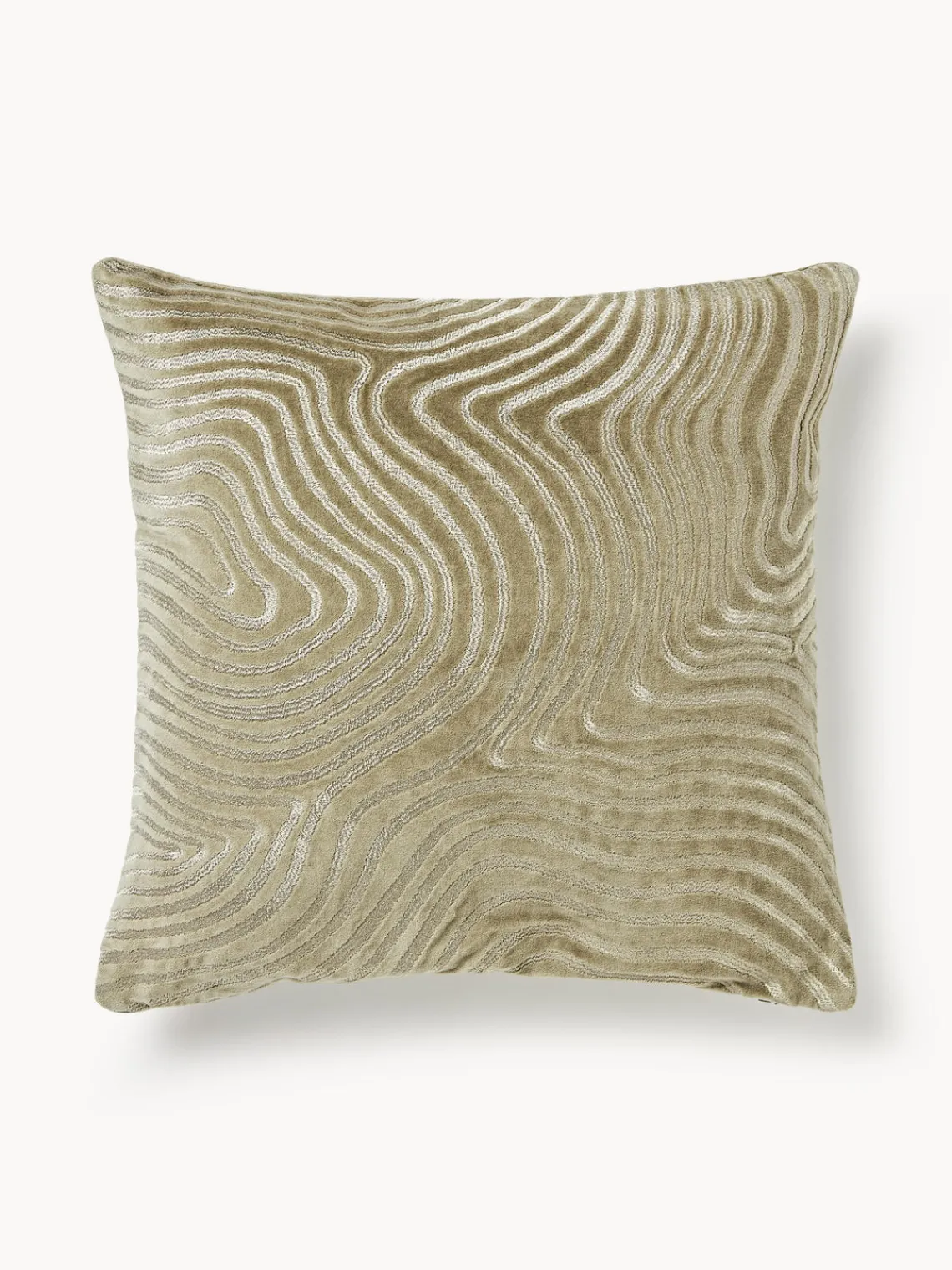 Cojines Decorativos|Cojines Decorativos>Westwing Collection Funda de cojín Finna Verde oscuro