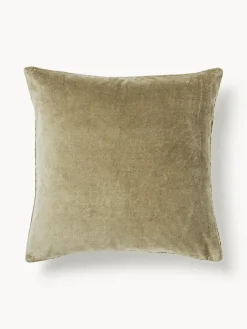 Cojines Decorativos|Cojines Decorativos>Westwing Collection Funda de cojín Finna Verde oscuro