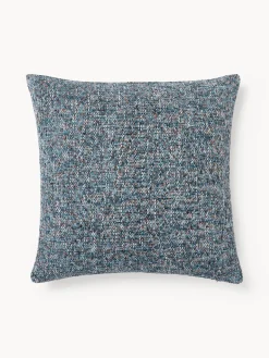 Mantas|Cojines Decorativos>Westwing Collection Funda de cojín Hanka Gris azulado