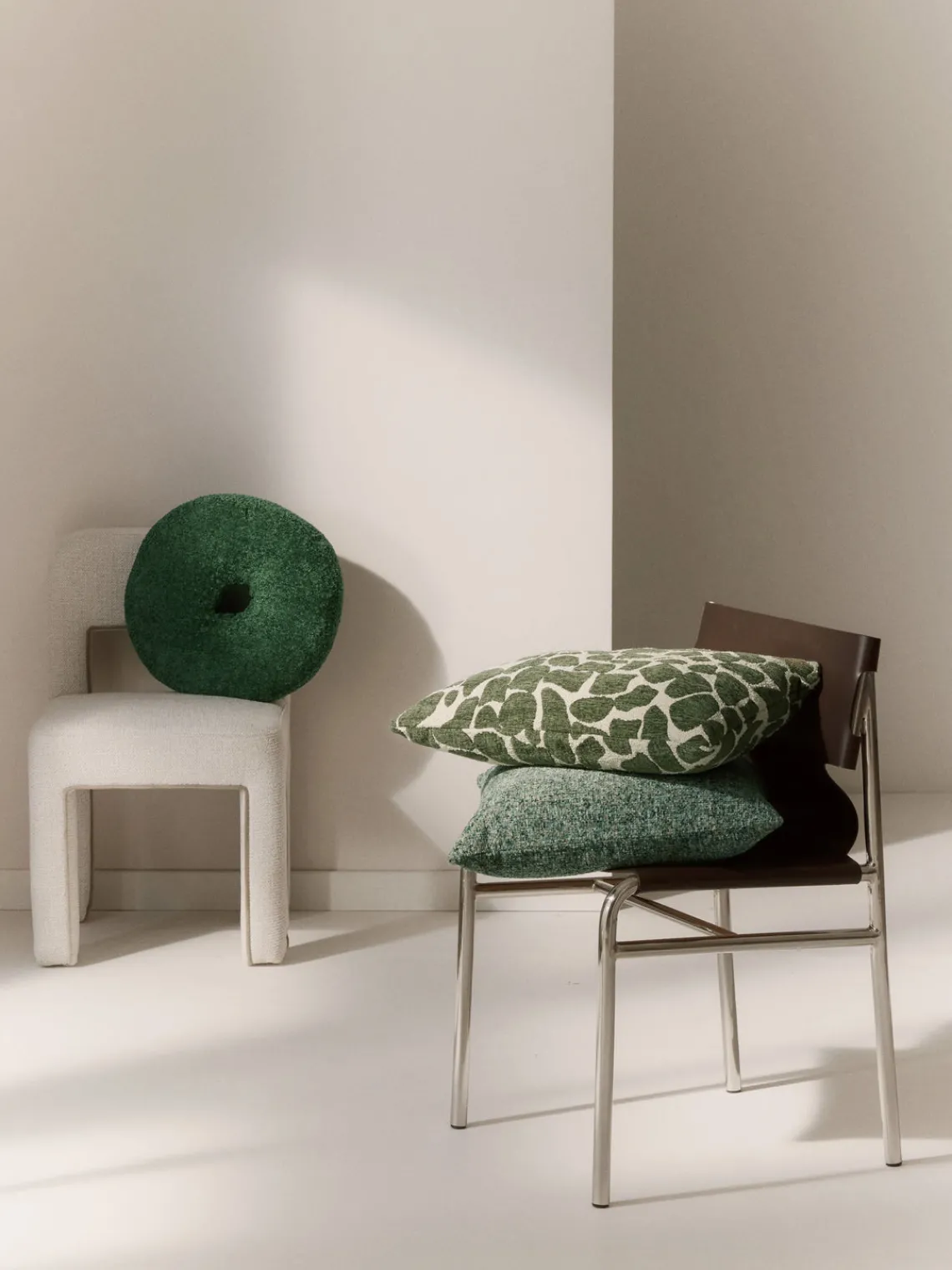 Cojines Decorativos|Mantas>Westwing Collection Funda de cojín Hanka Verde menta