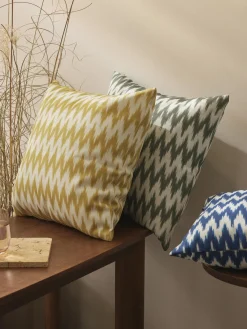 Clearance Funda de cojín para exterior con estampado ikat Maillot Cojines De Exterior|Cojines Decorativos