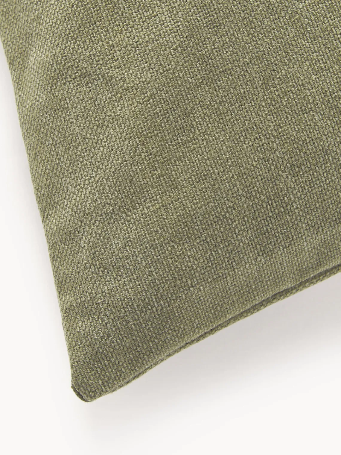 Mantas|Cojines De Exterior>Westwing Collection Funda de cojín para exterior con adorno decorativo Aryna Verde oliva, beige claro