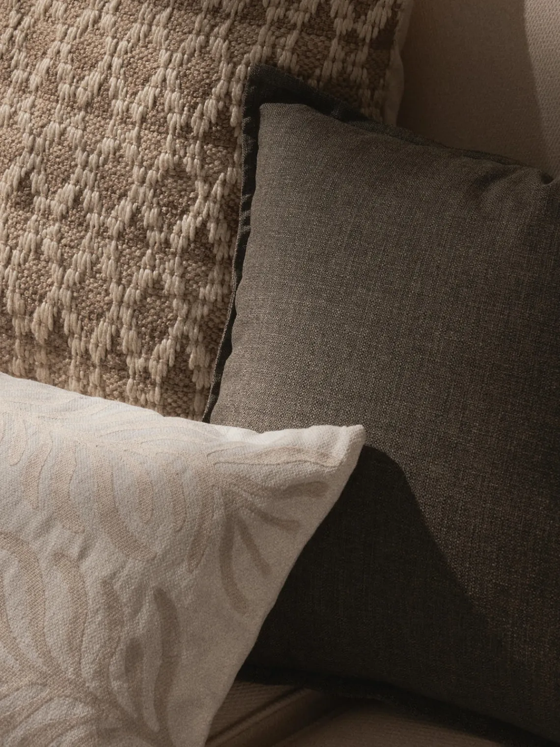 Mantas|Cojines De Exterior>Westwing Collection Funda de cojín para exterior decorativa Aryna Blanco Off White, beige