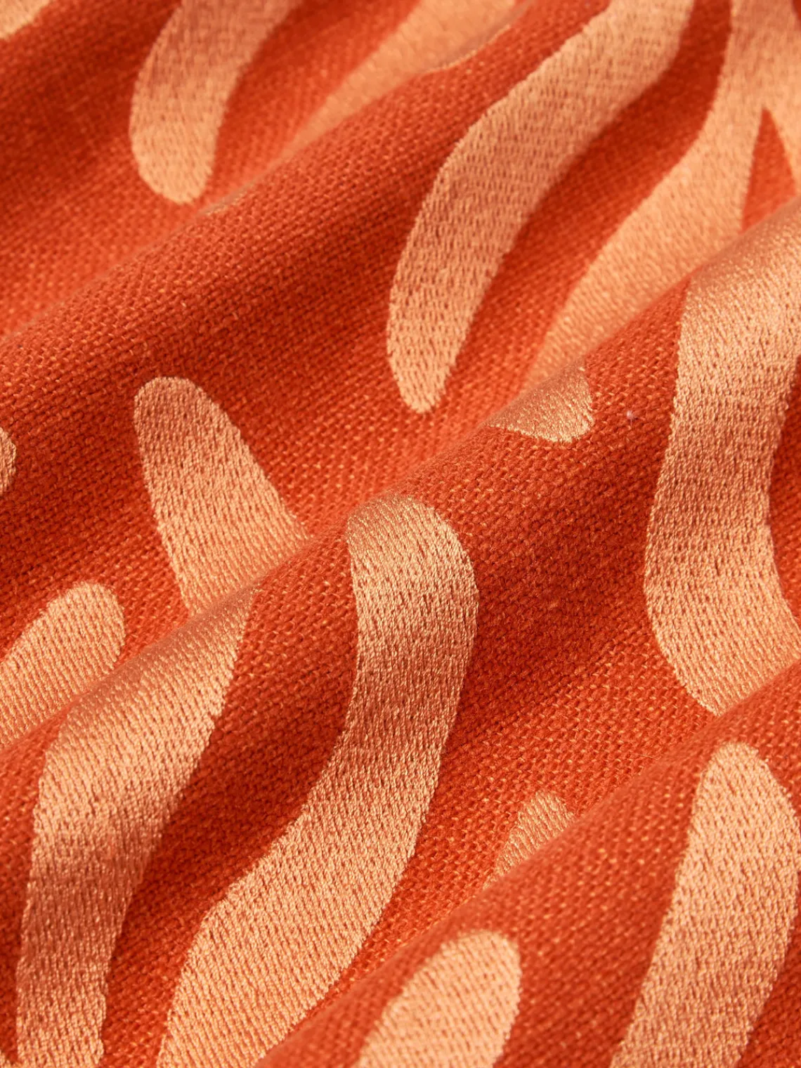 Mantas|Cojines De Exterior>Westwing Collection Funda de cojín para exterior decorativa Aryna Terracota, naranja