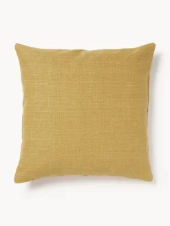 Mantas|Cojines De Exterior>Westwing Collection Funda de cojín para exterior decorativa Aryna Ocre, naranja