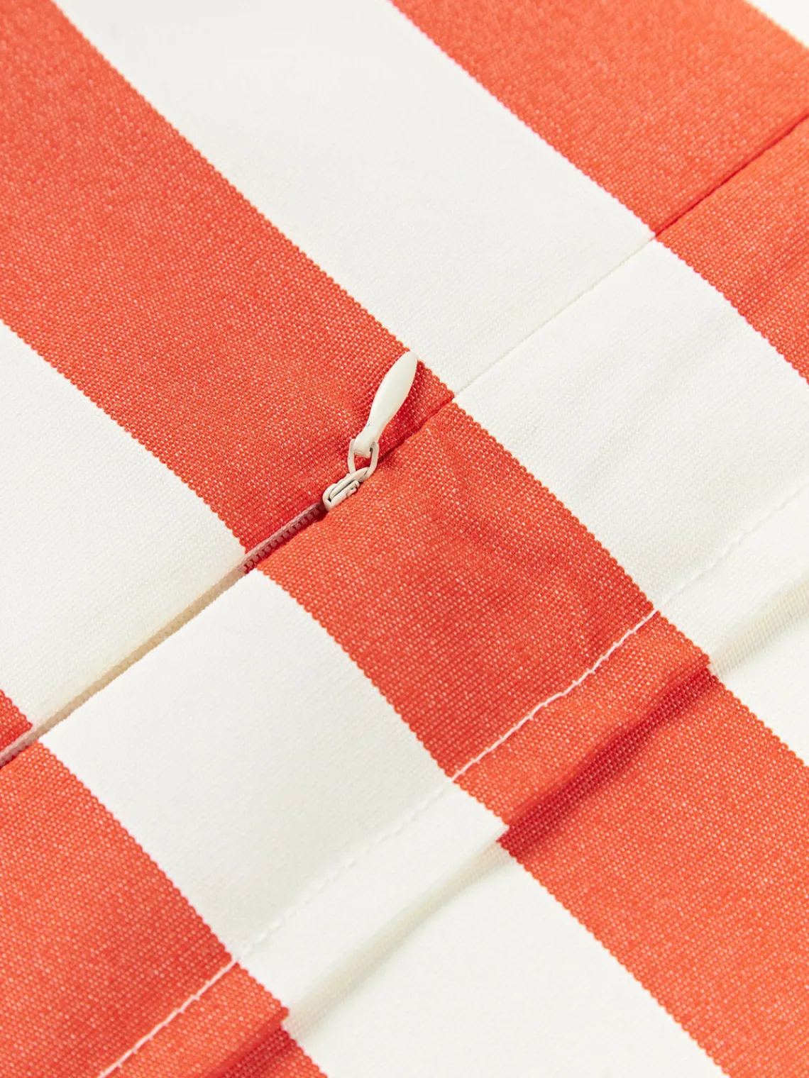 Cojines De Exterior|Cojines Decorativos>Westwing Collection Funda de cojín para exterior Cosby Blanco, naranja