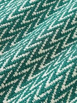 Hot Funda de cojín para exterior con tejido artesanal y flecos Suria Cojines De Exterior|Cojines Decorativos