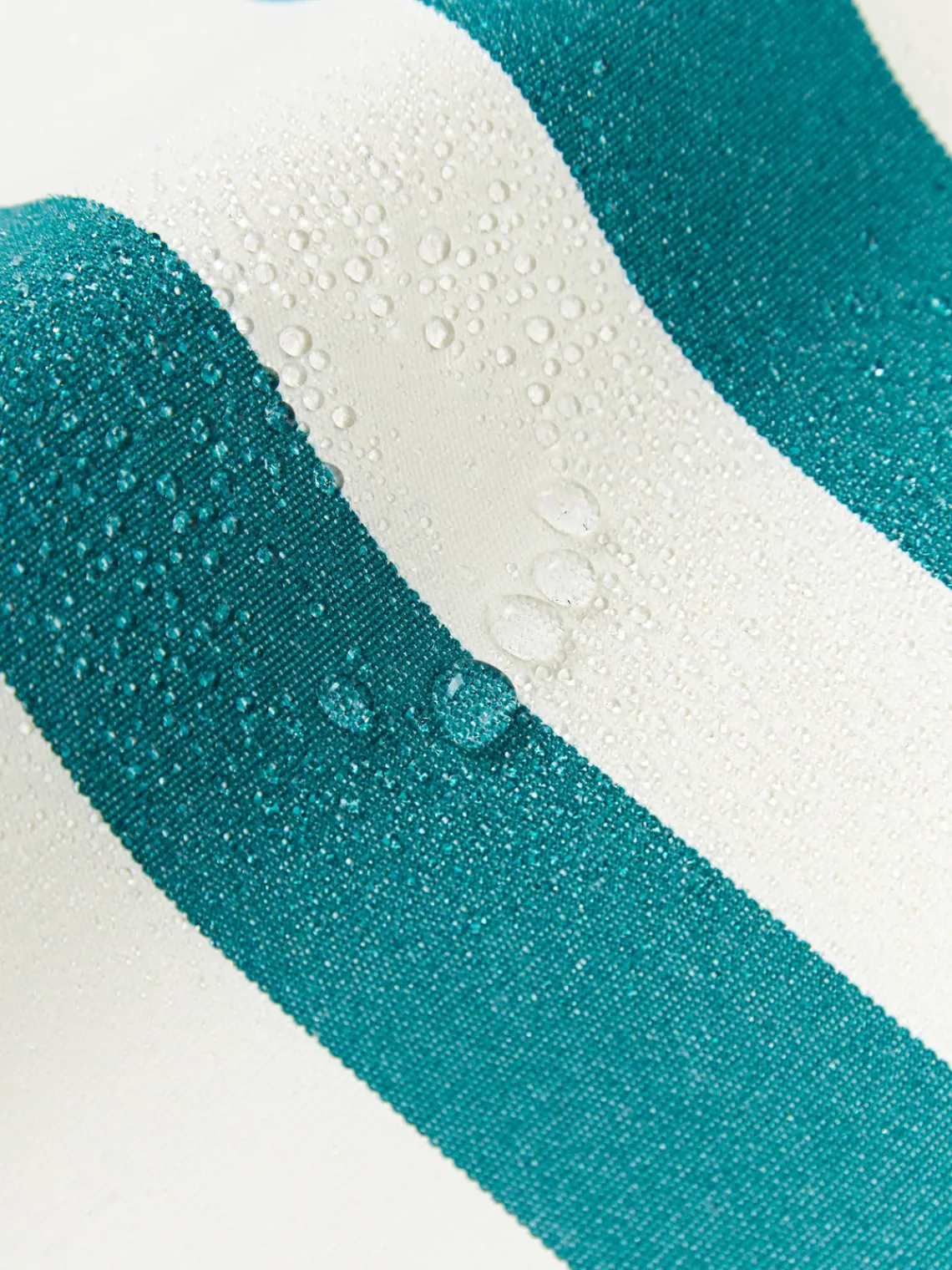 Mantas|Cojines De Exterior>Westwing Collection Funda de cojín para exterior Cosby Blanco, verde turquesa