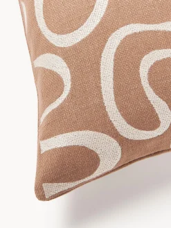 Best Funda de cojín para exterior con estampado de ondas bordadas Shanti Mantas|Cojines De Exterior